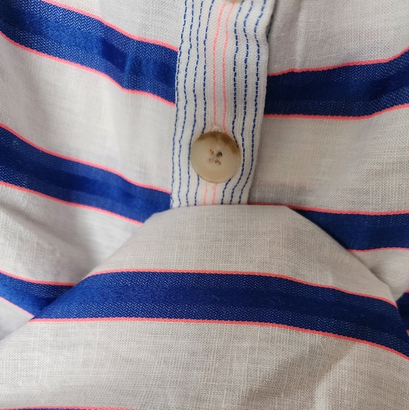 Joules Dresses & Skirts - Joules LinenStriped Blue and White Dress